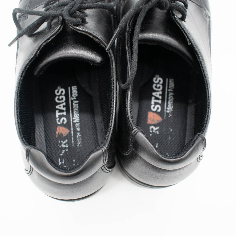 Deer‎ Stags Men's APT Memory Foam Dress Casual Comfort Oxford Black 8.5M - Picture 6 of 8